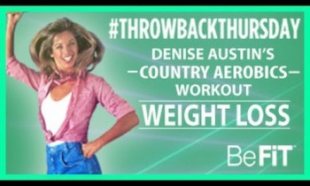 Country Aerobics Weight Loss Workout: Denise Austin- BeFiT #throwbackthursday