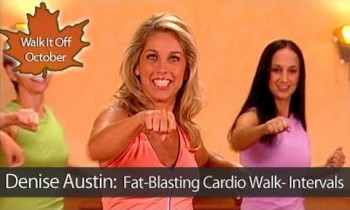 Denise Austin: Fat-Burning Cardio Walking Workout- Intervals