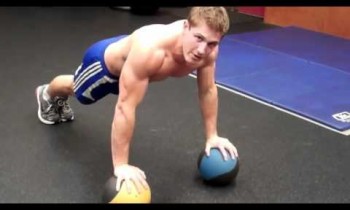 How To: Two-Arm Medicine-Ball Push-Up