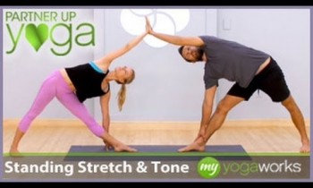 Partner Up Yoga: Standing Stretch & Tone Workout with Vytas Baskauskas