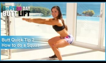 Quick Tip #2: How To Do A Perfect Squat | 30 DAY BUTT LIFT