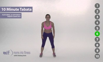 10 Min Beginner Tabata Workout for Moms: Moms into Fitness- Lindsay Brin