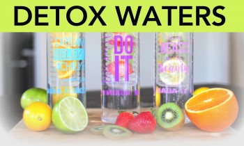 3 Detox Water Recipes for fat flushing, anti-aging, and beauty