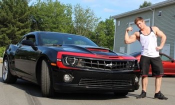 2SS Camaro Burnout! Jane Is Looking SEXY!