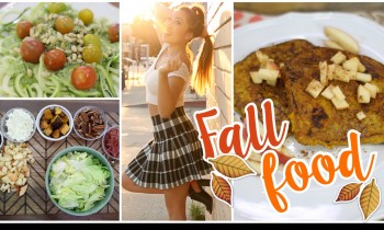 Fit Fall Foods! Pumpkin French Toast, Zoodles & Fall Harvest Salad!