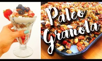 Homemade Paleo Granola + Parfait Recipe! CHEAP CLEAN EATS