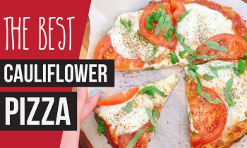 Best Homemade Pizza + Breadsticks Recipe with Cauliflower Crust | CHEAP CLEAN EATS