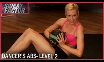 Dancer’s Abs Workout Level 2: Sweat Factor- Ashley