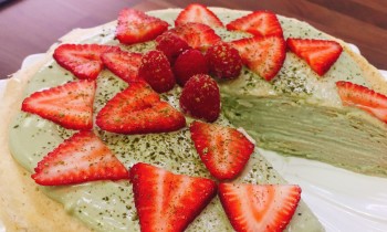 Matcha Green Tea Crepe Cake | CHEAP CLEAN EATS