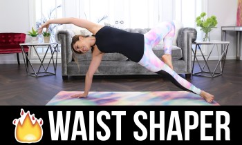 Quick Burn WAIST SHAPER Workout! Best Pilates Exercises for Slimming your Obliques!