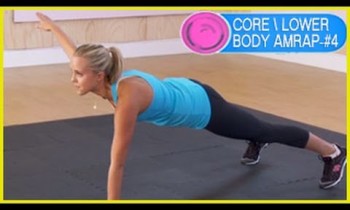 Core & Lower Body Burn AMRAP Workout #4: Alex- 10 Min