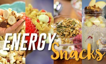 4 ENERGY BOOSTING snack ideas for when you’re feeling tired!