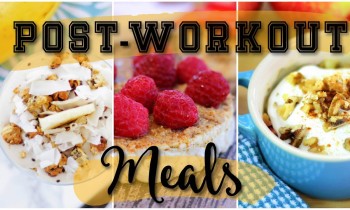 3 Quick & Easy Post Workout Snack Ideas!