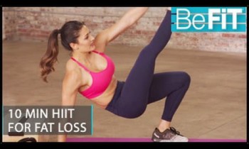 10 Min HIIT Workout for Fat Loss: BeFiT Trainer Open House- Madeline Mosier