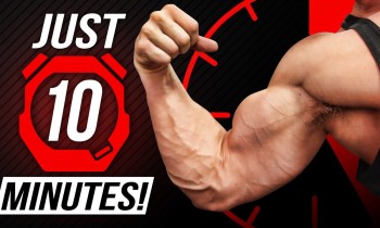 Biceps & Triceps In 10 minutes! | NO EXCUSES Superset Training!