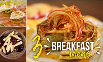 3 Sweet & Savory Breakfast Ideas: Pancakes, Pudding & Eggs Benedict! 28 Day Reset friendly!