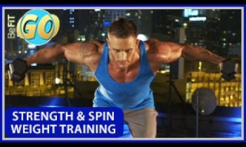 Strength & Spin Weight Training Workout: BeFiT GO- 20 Min