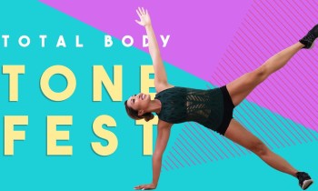 Total Body Tone Fest | Best apartment friendly workout for butt, abs + arms!