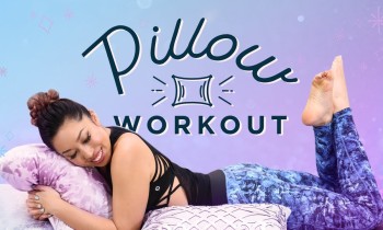 Pillow Workout for Lazy Days | At Home Ab & Butt Exercises