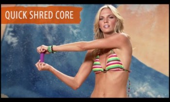 Quick Shred Core Strength Workout: Surfer Girl- 5 Mins