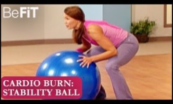 Cardio Fat Burn Fitness Ball Workout: 10 Min Solution- Kimberly Spreen