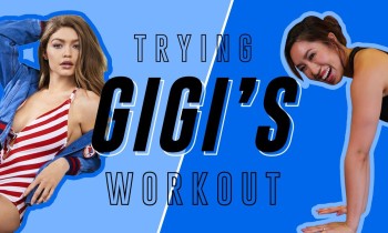 Gigi Hadid’s No Equipment Travel Routine | Cassey Tries Celebrity Workouts