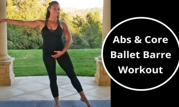 Floor Ballet Barre Workout – Abs & Core Focus: No Equipment