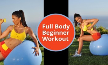 Full Body Workout with Stability Ball & Dumbbell – Music Only