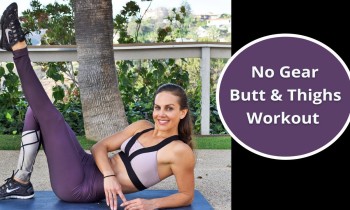 No Equipment Butt & Thighs Workout – Bodyweight Workout