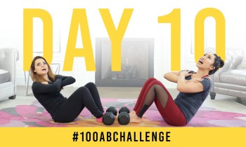 Day 10: 100 Sit Ups! | 100 Ab Challenge w/ Rosanna Pansino