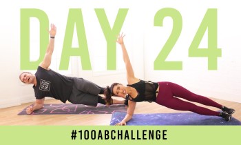 Day 24: 100 Side Plank Dippers! | #100AbChallenge w/ Buff Dude