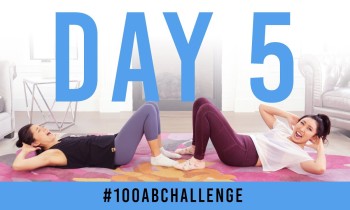 Day 5: Crunches! | #100AbChallenge w/ Kina Grannis