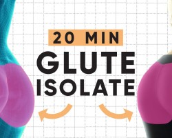 20 Minute Natural Glute Enhancing Isolate Workout | At-home butt lifting exercises!