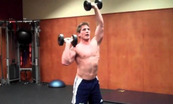 How To: Squat Alternating-Dumbbell Shoulder Press