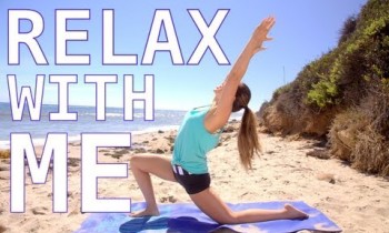 Relax with Me Stretch Routine | POP Pilates Beach Series