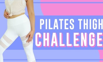 3-Minute Thigh Sculpting Workout | POP Pilates Song Challenge!