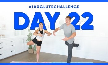 Day 22: Standing Attitude Pulse! | 100 Glute Challenge w/ Rocky Kanaka