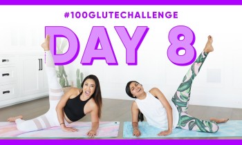 Day 8: Clamshell Kick! | 100 Glute Challenge w/ Vidya Vox