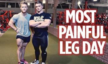 Most PAINFUL Leg Day Ever feat. Josh Vogel at Mi40 Gym