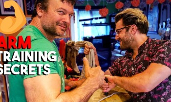 We Trained Like Pro Arm Wrestler For a Day | Devon Larratt